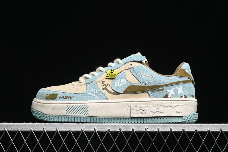 All categories Nk Air Force 1 Air Force series Nk Air Force 1 Fontanka Air Force low-top Nk Air Force 1 Fontanka "Enjoy life" Air Force One customized low-top casual sneakers CW6688-508